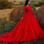 vestito rosso